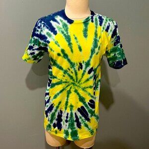 NEW Swirl Tie Dye Unisex Short Sleeve T Shirt Top Medium